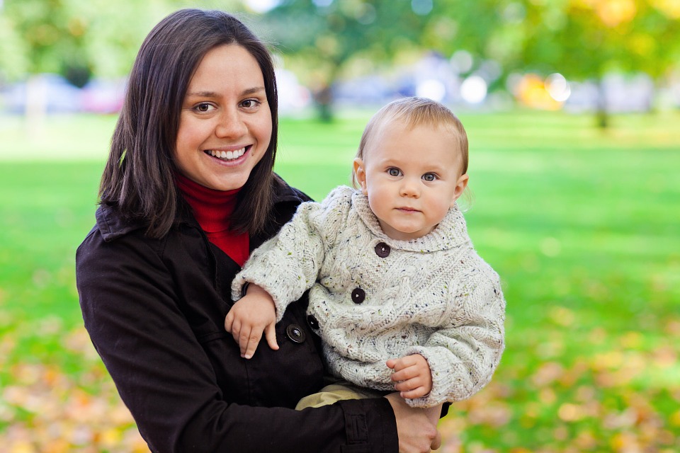 Woman and child